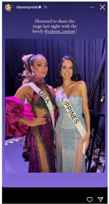 ‘Pinay beauty’: USA's R’Bonney Gabriel, Philippines' Celeste Cortesi in