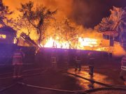 Metro Manila firefighters, volunteers help extinguish massive Parañaque City fire