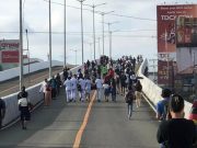 P680-M Iloilo flyover becomes instant footbridge amid traffic woes