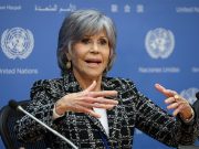 At ocean treaty talks, Jane Fonda urges ‘negotiate with love’