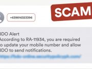 BDO warns customers vs fake SIM card registration number update
