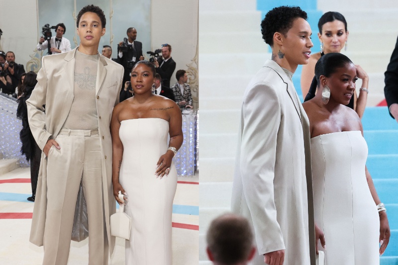 Brittney Griner and Wife Cherelle Make Their Met Gala Debut