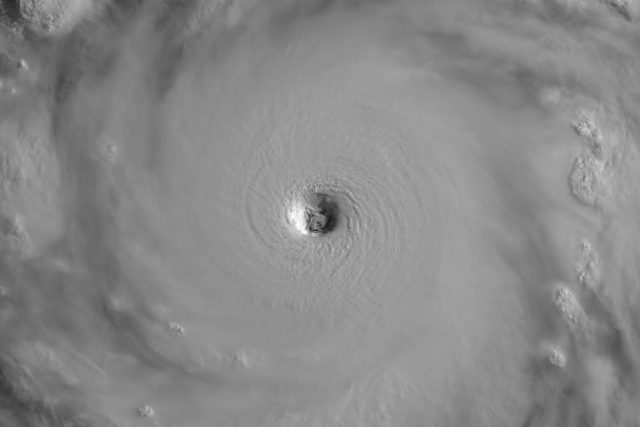 Super Typhoon Mawar eye