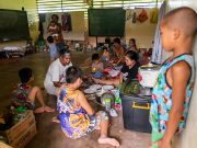 Mayon Volcano evacuees