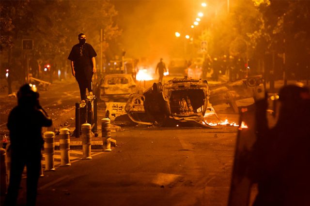 Riot in France
