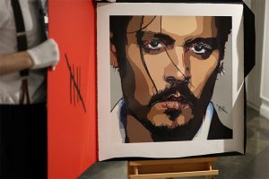 Johnny Depp self-portrait painted during ‘dark time’ goes on sale thumbnail