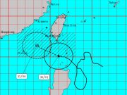 Typhoon Saola brushes by Taiwan bringing heavy rain, some disruption