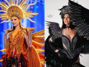 Miss Universe 2023 nat’l costume standouts: Nicaragua’s black bird, El Salvador’s volcanic empowerment El Salvador and Nicaragua natcos_Miss Universe 2023