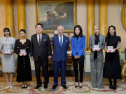 K-Pop band BLACKPINK receive honorary MBEs from Britain’s King Charles