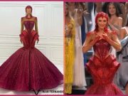 ‘Prolific queen’: R’Bonney Gabriel dons Filipino designer Rian Fernandez’s creation anew for Miss Universe final walk