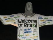 Rio’s Christ the Redeemer welcomes Taylor Swift to Brazil