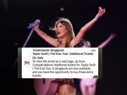 ‘Great news’: More tickets available for Taylor Swift’s ‘The Eras Tour’ in Singapore