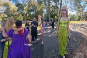 ‘You’re amazing’: Photo ops, chants greet Taylor Sheesh in Australia