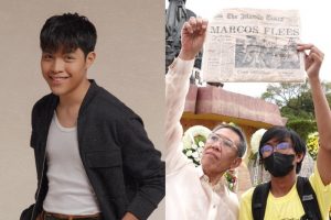 ‘Ultimate #EDSA38 clout’: Elijah Canlas, copy of 1986 paper with ‘Marcos flees’ headline go viral