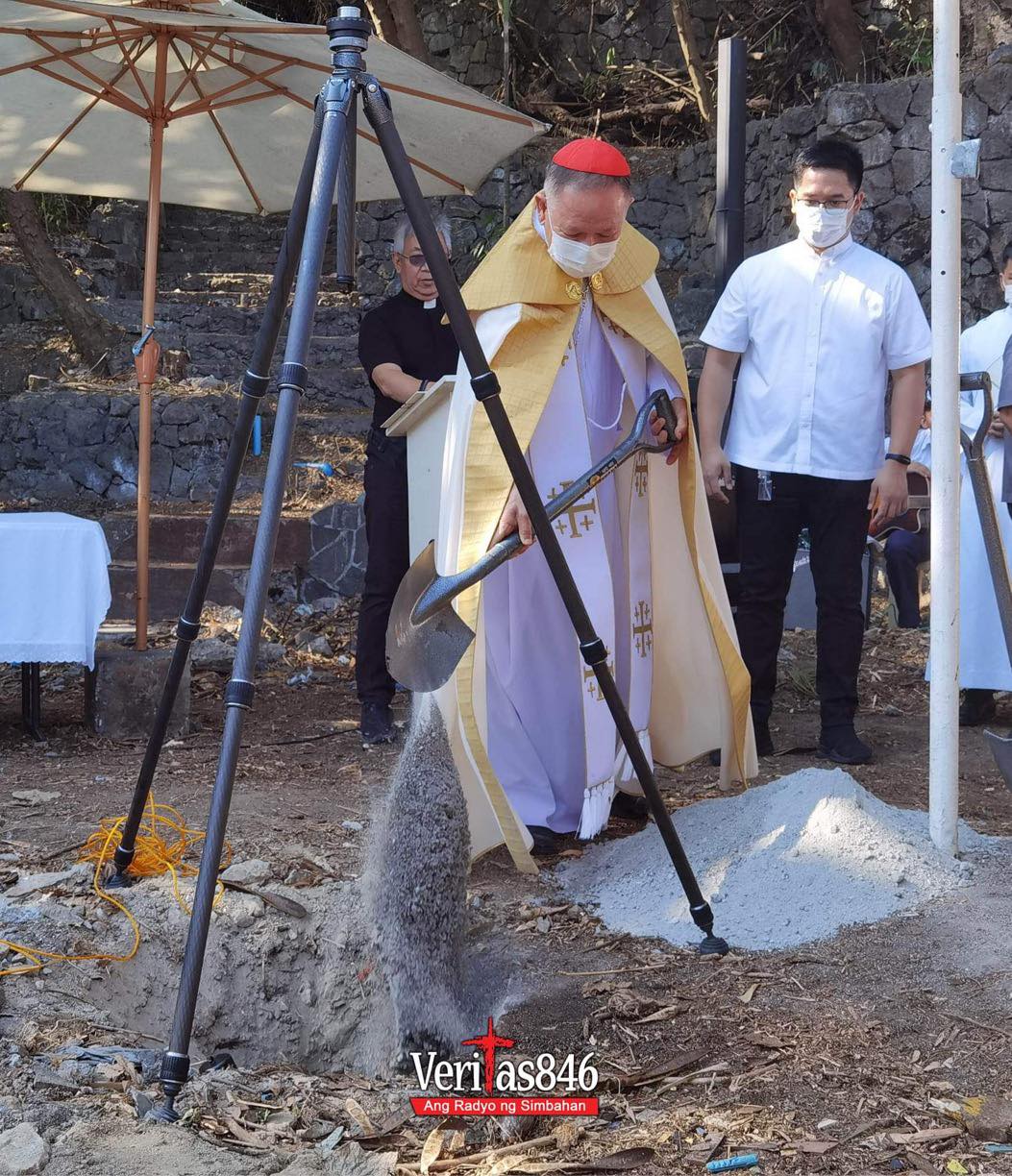 Cardinal Jose Advincula_groundbreaking ceremony 
