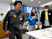 Japanese office worker