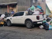 Spotted: Parked pickup truck dumped with garbage in Baguio City Brgy Pinget