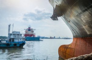 Cargo container ship