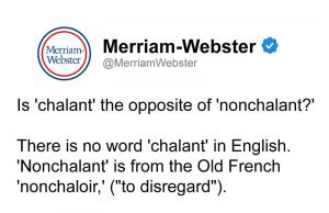 Merriam Webster_nonchalant