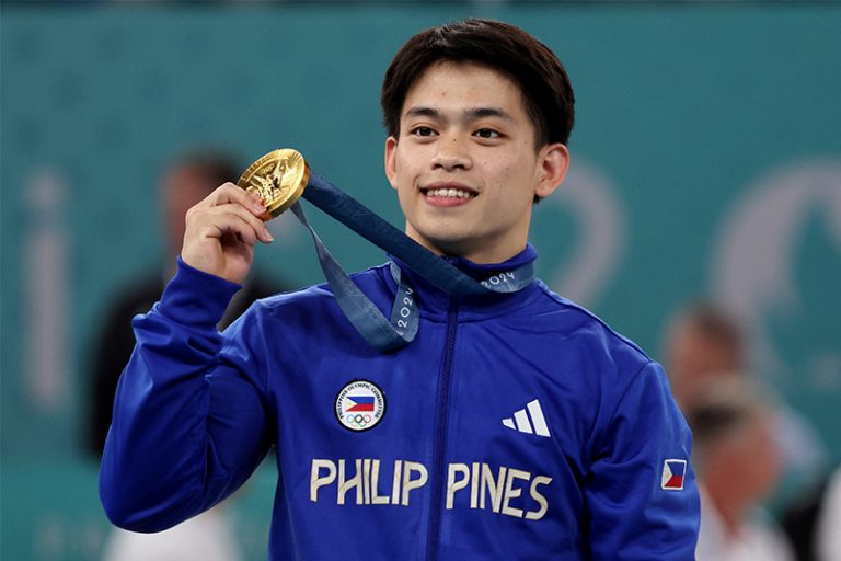 Olympics, Gymnastics Philippines' Yulo wins men's floor exercise gold