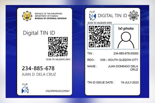 BIR reminds public: Digital TIN ID is a valid document