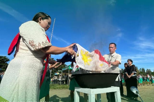 Flag Burning Ceremony