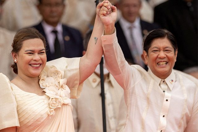 Sara Duterte and Ferdinand Marcos Jr