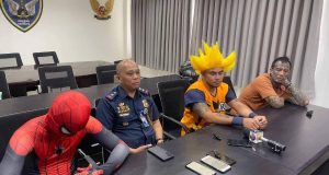 Spider-Man arrested