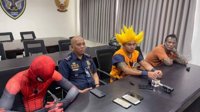 Spider-Man arrested