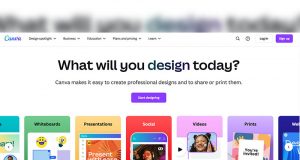 Canva website