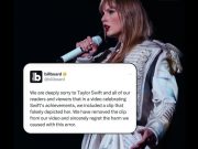 Billboard apologizes for controversial video featuring Taylor Swift