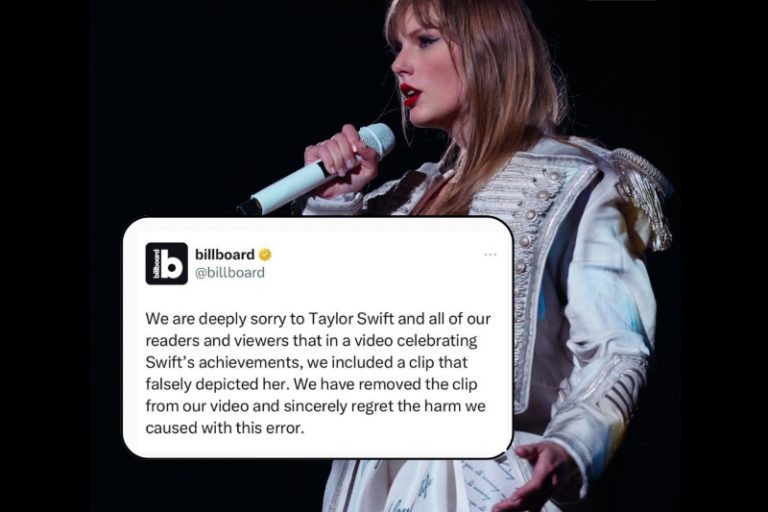 Billboard Apologizes For Controversial Video Featuring Taylor Swift