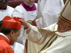 Pope Francis and Bishop Pablo David