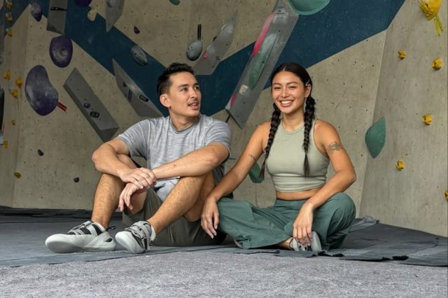Christophe Bariou and Nadine Lustre