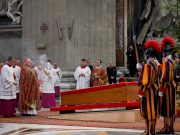 Pope Francis’ body placed in St Peter’s Basilica after solemn procession