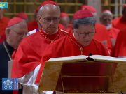 Viral moment shows Cardinal Tagle ahead of now-Pope Leo XIV during conclave oath-taking