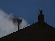 Black smoke signals no pope elected in morning conclave votes