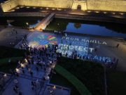 Unveiled: ‘Blue lanterns’ climate art in Intramuros
