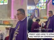 ‘Holy Spirit express delivery’: Filipino priest’s unique Holy water blessing draws global attention Holy Water Spray