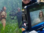 Dinosaur chase post fuels calls for Catriona Gray to try acting