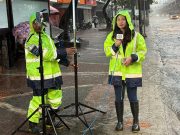‘Hanggang binti ‘yung tuhod’: Reporter explains viral slip while covering Manila flood