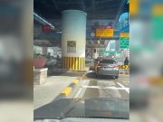 Content creator urges road sign awareness as sedan blocks EDSA intersection