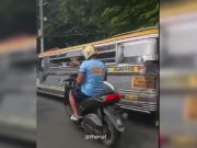 Rider wearing ‘PULIS’ shirt draws flak for multiple road violations
