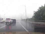 Macoy Dubs warns of wet roads after SUV skids on Skyway