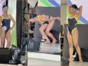 ‘LA2028 gold secured?’: Contestant dives into pageant sportswear round in Cebu