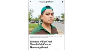 Richard Robles, bus crash survivor NYT