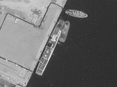Damaged Chinese coast guard ship now under repair at Hainan, satellite images show