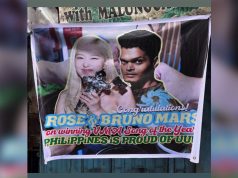 How Bruno Mars, Rosé reacted to humorous Pinoy tarp congratulating ‘APT’ win