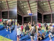 Caught on cam: Cheer dance practice mishap in Pasay