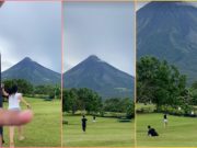 ‘Trend gone wrong’: Boyfriend slips during running challenge near Mayon Volcano